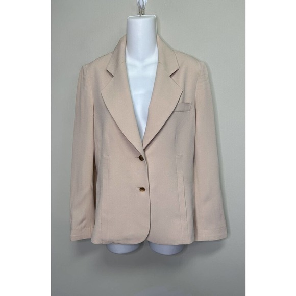 Sonia Rykiel Paris Vintage Lightweight Jacket Blazer in Blush Tan~ S - Picture 1 of 9